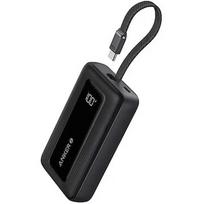 Anker | Power Bank with Built-In USB-C Cable | A1689H11 | 20000 mAh | 30W Output | Black A1689H11