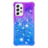 A53 5G SM-A536B dėklas For Funda Samsung Galaxy A53 5G Dangtelis Dinamiškas skystas dėklas For Samsung A 53 A33 A73 A23 A13 5G telefono dėklas For Galaxy A13 5G purple