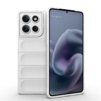 Smūgiams atsparus telefono dėklas Motorola Moto G86 Power dėklas Neslystantis minkšto silikono galinis dangtelis Moto G86 Power dėklas skirtas Moto G86 Power Motorola Moto G86 gray