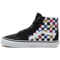 VANS Sk8-Hi Glitter Checkerboard - VN0A4BV6V3P EU 36 įvairiaspalvis