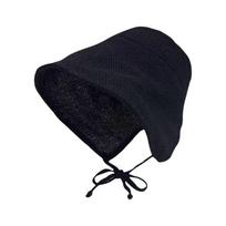 Big Wide Brim Linen Straw Bonnets Lace Up Closure Geometric Pattern Cloche Hat Bow Accent Adjustable Straps Wide Brim Sun Hat juoda