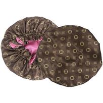 Satin Bonnets for Adults Reversible Silk Bonnets Custom Hair Bonnets for Women black