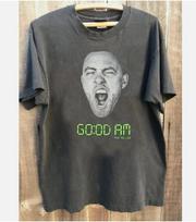 Mac Miller 2015 GOOD AM Tour short sleeve charcoal color classic shirt 4XL black