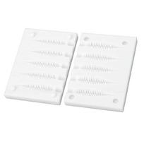 Soft Lure Mould White PETG Easy Making 3D Printed Fishing Lure Mould for Anglers Fishing Lovers white