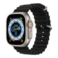 Vandenyno silikoninis dirželis Apple Watch Ultra 3 49mm Juosta iWatch Series 11 10 9 SE3 8 7 6 5 44mm 40mm 45mm 41mm 42mm 46mm 38mm Sportinis apyrankė Series11/10 46mm gray