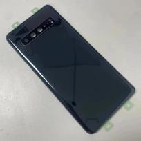 For Samsung Galaxy S10 5G G977 G977F Phone Battery Back Cover Rear Glass Case Housing Cover dhesive dd Camera Lens Replace juoda