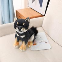 20/35cm Lovely Shiba Inu Dog Plush Toys Cute Sitting Lying Puppy Dolls Stuffed Soft Animal Toy Children Baby Birthday Gifts 20cm beige
