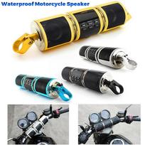 Motorcycle Audio FM Radio AUX USB TF Card Bluetooth-Compatible AUX In Display MP3 Music Player Waterproof MT487 Stereo Speaker sidabras