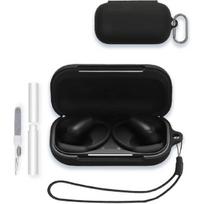 Case for Soundcore AeroFit 2 Pro Earbuds 2026 NEW, WUNIAK Soft Silicone Protective Portable Scratch Shock Resistant Shell with Cleaner Kit & juoda
