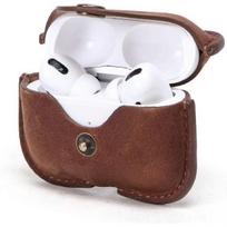 Hiram Leather Case Replacement for Airpods Pro 3 2025,Vegetable Tanned Leather Portable Travel Case Compatible with Airpods Pro 3,Headphone Cases ruda