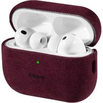 Belemay Handcrafted Alcantara Case for AirPods Pro 3 (2025) Black AirPods Pro 3rd Gen bordinė