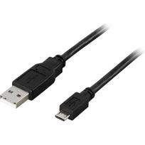 USB kabelis Deltaco USB-302S, USB 2.0 A male - micro B male, 2 m