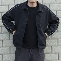 Mens 2026 Stand Collar Zip-Up Oversized Casual Jacket Lightweight Windbreaker Daily Wear M 105-125cm juoda