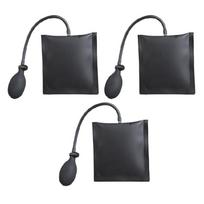 3 Pieces Air Bag Wedges Bag Door Lifting Air Cushions for Quick and Safe Door Window Adjustments Professional Installers 1 black