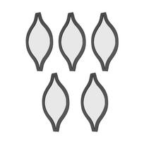 Double-layer Water Drop Wall Stickers Self-adhesive Decorative Mirror Stickers  Home Decor 5Pcs L Black white