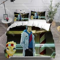 Fashion Cartoon MrBeast Lab Bedding Set Single Twin Full Queen King Size Bed Set Kids Bedroom Duvetcover Sets Bed Sheet Set EU Single 135*200cm/53x79in 3pcs