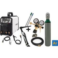 KOMPLEKTAS Suvirinimo aparatas FORBY® TIG 200MX AC/DC + Argono balionas 8l su priedais