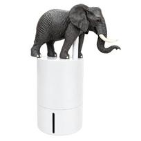 Elephant Automatic Soap Dispenser with Foaming Output, Wide Filling Opening and Visible Liquid-Level Window for Kitchen Sink Placement 1 black