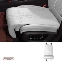 Universal Car Seat Leg Support Extension Leather Seat Padding Mat Cover  Automobile smėlis