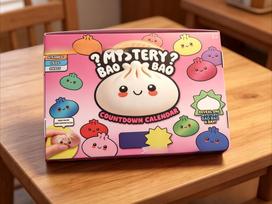 24 Dienų Advento Kalendorius Squishy Aklas Dėžutė Mielas Koldūnas Bandelė Fidget Žaislas Lėtai Atsistatantis Streso Dėžutė Kalėdų Šventėms S