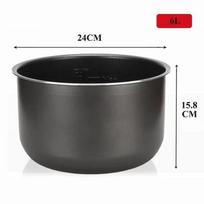 Elektrinės greitpuodžio įdėklas 1,6/3/4/5/6L Non-stick Ryžių puodo Gall Juodo kristalo vidinės dalys Puodo dalys tik Midea