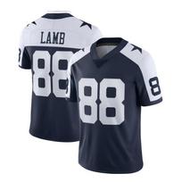 Dallas Cowboys NFL Futbolo Džersis 3 Pickens Siuvinėtas Kvėpuojantis Greitai Džiūstantis Sportinis Drabužis Vyrams Blue-White 88