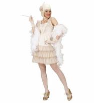 „ROARING 20s FLAPPER“ (suknelė, kepurė, pirštinės, cigarečių dėklas)