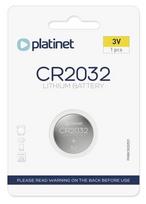 Platinet CR2032 Lithium 3V Tablet elementas, 1 vnt.