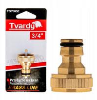 Ega Forester žalvarinis čiaupo jungtukas 3/4"