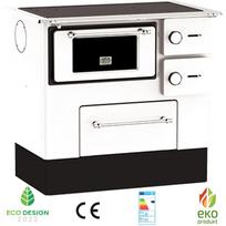 Krosnelė-viryklė ALFA-PLAM ALFA REGULAR 46 DE LUX (5 kW) Balta