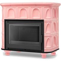 Koklinis židinys FLORENCJA – FERGUSS FGS-LUX18 (11,7 kW) Rožinė