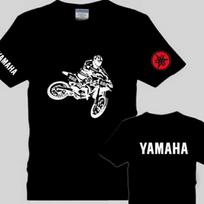 Vasarinis Yamaha Motociklo trumpomis rankovėmis T-shirt Vyrams Moterims apvalia kaklo iškirpte apatinis marškinėlis dviračių drabužiai pusrankovės T-shirt 4XL gray
