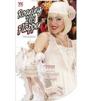 „ROARING 20s FLAPPER“ (suknelė, kepurė, pirštinės, cigarečių dėklas)