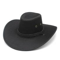 American Western Cowboy Hat Outdoor Leisure Horseback Riding Travel Felt Hat Wool Large Edge Curled Edge Knight Hat Hat M（56-58cm） juoda
