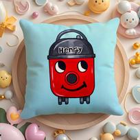 H-Henry Hoover Pagalvės užvalkalas Namams ir Automobiliui Daugiafunkcis Pagalvės Užvalkalas - Dvipusis, Minkštas ir Patvarus Kasdieniam Naudojimui 30cmx30cm black