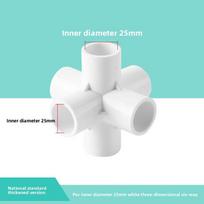 1 vnt. PVC vamzdžių jungtys Vidinis skersmuo 20/25/32 mm Alkūnės Tee 4 5 6 krypčių jungtys Vandens tiekimo vamzdžių jungtys Lygios jungtys