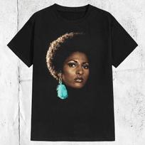 80s 90s Pam Grier Jackie Brown Movie T-shirt S brown