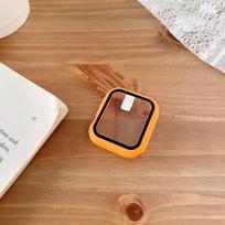 Grūdinto stiklo apsauginis dangtelis Apple Watch,  Oranžinė
