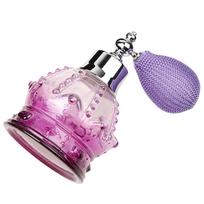 Perfume Atomizer Refillable Bottle Travel with Short Pump Spray Diffuser Gilrs Birthday Gift violetinė