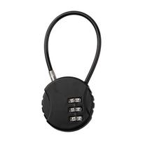 Heavy Duty 3 Digit Combination Padlock for Outdoor Use and Travel Gear juoda