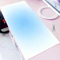 High-Quality Mouse pad Blue gradient Office Computer Desk Mat Locking Edge Gamer Keyboard Pad Non-Slip Gaming Extended MousePad 30x60cm white