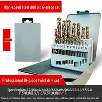 Cobalt Twist Drill Bit Set for Wood, Metal & Stainless Steel