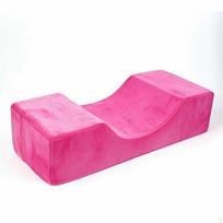 Blakstienų pagalvė Ergonomiška C formos blakstienoms, kosmetologams, grožio salonams, pilkos spalvos flanelė Rose Red Flannel Pillow