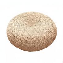 Tatami Floor Pillow Material Japanese Design Seat Handcrafted Woven Straw for 40-40-15cm