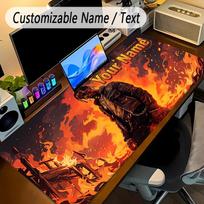Large Mouse PadTravis Scott Custom Name Text Personalized Desk Mat Non Slip Gaming Pad 50cmx100cm