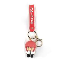 Cute Chainsaw Man Cartoon Keychain Toy Pochita Denji Bag Pendant Kids Gifts Makima white