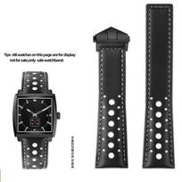Juoda Mėlyna Odinė Laikrodžio Apyrankė TAG HEUER Dirželiui MONACO CARRERA Laikrodžio Dirželis Sulankstomas Sagtis 22MM Tiesus Jungimas 22mm gray