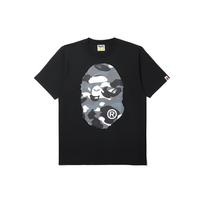 A BATHING APE Medaus korys Camo Didelė Beždžionės Galva Marškinėliai OZXTEM110025D XL gray