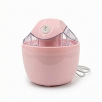 Mini ice Cream Maker Electric Countertop Compact Appliance for Families, rožinė