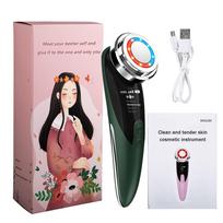 Veido masažuoklis Facial Lifting Firming Beauty Vibracinė veido valymo priemonė žalia